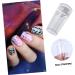 FRCOLOR 12 Sets Bow Tie Tool Holder Accessories Major Mesh Girl Nail Art Accessories Ponytail Mini Manicure Full Transparent Box Nail Razor Nail Polish Stamp With - Buy Online on GoSupps.com