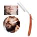 Professional Razor Shaving Knife | Straight Edge Barber Razor with Wooden Handle | Best Beard & Hair Cutting Tool for Barbers - Buy Online on GoSupps.com
