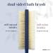 MainBasics Shower Brush Back Scrubber Dual-Sided Body Brush Long Handle - Navy Blue - Buy Online on GoSupps.com