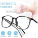 Gaoye 2 Pack Blue Light Blocking Glasses - Computer Gaming Fake Eyeglasses | Anti UV Ray | Spring Hinge | Light Black & Leopard Clear | Women/Men - Buy Online on GoSupps.com