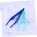 Beaupretty 30-Pack Tinker Tweezers for Pearl Accessories & Eyelash Extensions | Precision Handicraft Tools in Blue & Pink - Buy Online on GoSupps.com