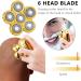 Head Shavers for Bald Men - 6 in 1 Rechargeable 4D Electric Shaver & Trimmer - Golden Razor Clip with Box - Buy Online on GoSupps.com