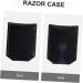 Fomiyes PU Razor Case - Durable Travel Cover for Safety Barbers & Sheath | 6x4cm Protective Storage - Buy Online on GoSupps.com