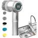 Electric Bathroom Scrubber | Electric Cordless Scrubber | 5 Replaceable Cleaning Brush Scrubber with 3 Speed Digital Display Electric Bottle Brush Cleaning Tool for Tub White - Buy Online on GoSupps.com