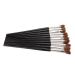 10pcs Nose Contour Brush Soft Fiber Hair Angled Under Eye Brush
