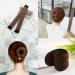 YuCool 3 Pack Mini Magic Bun Maker Set with Foam Sponge - Brown Hair Accessories - Buy Online on GoSupps.com