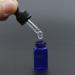 Unxuey 20pcs 3ml Blue Glass Empty Bottles with Clear Glass Pipettes Dropper Refillable Essential Oil Glass Bottles for Perfume Liquid Mini Eye Fragrance Cosmetic - Buy Online on GoSupps.com