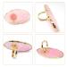 4PCS Resin Marble Nail Art Palette Rings - Gel Polish Mixing Trays & Color Plates with Adjustable Finger Ring - Buy Online on GoSupps.com