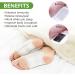 Natural Detox Foot Patches 10pcs with Bamboo Vinegar & Ginger for Deep Cleansing & Relaxation - Buy Online on GoSupps.com