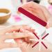 Rosewinec 100 Pcs Professional Care Nail Files - Double-Sided Disposable Red & White Mini Nail Files for Salon & Home Use - Buy Online on GoSupps.com