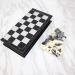 Children 's Thinking Strategy Board Game Chess for Beginners Black and White Chess Pieces for Games Magnetic Foldable Portable Chess Set - Buy Online on GoSupps.com