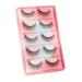 UAMOU Mink Eyelashes 10/50/100 Boxes Wispy 3D Mink Lashes Makeup Natural Long Volume False Eyelashes Bulk Faux Cils Custom Cheerfully (Color : 5 Pairs X17CS Size : 50 Boxes)