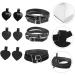 LIFKOME High Heel Stickers & Cushions - 3 Sets of Faux Teeth Heel Grips for Ladies | Elastic Stretchy Shoelaces & Suede Inserts | Comfort & Support for All Shoes - Buy Online on GoSupps.com