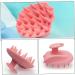 Beavorty 3pcs Silicone Shampoo Brush Set - Scalp Massager & Hair Washing Brush for Gentle Hair Care | Pink - Buy Online on GoSupps.com