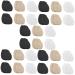 Healvian 30 Pairs High Heels Forefoot Pad Forefoot Pad for Women Big Shoe Filler Nonslip Forefoot Pads Gel Pads for Heels Kitten Foot Pad High Heels Half Pads Flannel Particles Comfortable