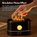 Kavolet Simulation Flame Aroma Air Humidifier Desktop 2-in-1 Mist Humidifier Aromatherapy Diffuser for Essential Oil with 3 Colors Atmosphere Lamp 200ML Capacity USB Powered for Home Office Low Noise - Buy Online on GoSupps.com