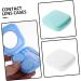 Partykindom Portable Contact Lens Case Set - 9 Containers with Mirror & Care Solution - Ideal for Travel & Cosmetics - Buy Online on GoSupps.com