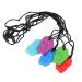 Buy 5 Pack Silicone Baby Teethers | Chewable Necklaces for Toddlers - Soothing Gum Relief - Buy Online on GoSupps.com