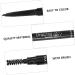 FOYTOKI 3pcs Eyebrow Pencil Brush Rotate Eyebrow Pencils Double Head Eyebrow Pencil Chocolate - Buy Online on GoSupps.com