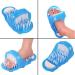Foot Scrubber Shower Sandal Plastic Bath Shoe Including Pumice Stone Foot Health Care Stone Massager Slipper For Foot Cleaning - Buy Online on GoSupps.com