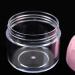 RONRONS 24 Pieces Rose Flower Shaped Empty Pot Jars Round Clear Leak Proof Plastic Cosmetic Container Jar with Lids for Travel Storage Eye Shadow Makeup Eye Shadow Nails Powder Paint Jewelry (Pink) - Buy Online on GoSupps.com