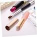 2pcs Lip Brush Set - Premium Lipstick Applicator Wands for Flawless Lip Makeup & Concealer | Soft Round Head Wood Brushes in Pink - Buy Online on GoSupps.com