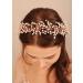 BERYUAN Women Pearls Wedding Headband Pearls Bridal Hair Accessories Princess Wedding Hairpiece Pearls Wedding Hair Vine for Women Girls (gold) - Buy Online on GoSupps.com