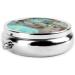 Portable Cartoon World Map Pill Box Organizer - 3 Compartment Travel Pillbox for Easy Medication Management - Buy Online on GoSupps.com