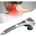 Handheld Back Massager - Comfortable Double Node Shiatsu Massager for Deep Tissue Relief | Perfect for Shoulders Legs & Feet | International Shipping Available - Buy Online on GoSupps.com