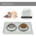 Reopet Silicone Feed Mats for Pets - Waterproof Dog & Cat Mats with Elevated Edges - Available in 53 x 37 cm (1-Pack) - Buy Online on GoSupps.com