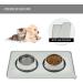 Reopet Silicone Pet Feed Mats - Waterproof Dog & Cat Mats with Elevated Edges - 60x40 cm (1-Pack) - Ideal for Mess-Free Feeding - Buy Online on GoSupps.com