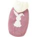 Dog Hoodie Winter Sweater for Small Dogs | Cute Thickened Puppy Clothes - Pink M (82W971) - Buy Online on GoSupps.com