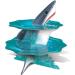 Shark Party Decorations - Shark Cupcake Stand with Shark Cupcake Topper Fin Picks - Shark Party Supplies for Your Shark Themed Birthday Party School Party Undersea Party - Buy Online on GoSupps.com