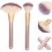 Beavorty 2 Sets Makeup Brush Facial Makeup Applicator Makeup Blush Face Fan Blush Highlighter Applicator Powder Brush Contour Brush Woman Sector Corrugated Silk Nylon Wool - Buy Online on GoSupps.com