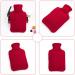Large Hot Water Bottle with Knit Cover Heat Bottle & Foot Warmer for Autumn & Winter | Ideal Hot Compress Container Red Warbutel Handwarmer - Buy Online on GoSupps.com