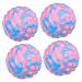 Yardwe 4 Poetry multi-purpose massage ball Massage balls Neck massage device Foot massager Back massage devices Massage device for the back body massage globe yoga ball roll the ball fitness 7x7cmx4pcs different colors x 4 pieces