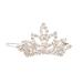 PET SHOW 1pc/Pack Dog Tiara Crown Hair Clips Bows for Small Dogs Costume Crystal Rhinestone Girls Puppies Barrette Grooming Hair Accessories 1pc Crown