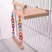 Wooden Bird Perch Play Gym with Swing & Ferris Wheel for Parrots, Lovebirds, Chinchillas - Green Cheeks, Hamsters, Budgies - Chew Toys & Exercise Stands - Buy Online on GoSupps.com