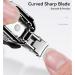 Mini Nail Clipper Keychain - Portable Travel Nail Cutter with Nail Files | Foldable Stainless Steel Design (Black) - Buy Online on GoSupps.com