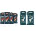 Degree Men Antiperspirant Deodorant Adventure Freshness 2.7 Oz (Pack of 4) and Advanced Everest Antiperspirant Deodorant 2 Count 72-Hour Sweat and Odor Protection