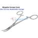 Mosquito Hemostat Forceps Curved Stainless Steel Dog Cat Pet Scissors Ear Hair Clamp Fishing Scissors Tools (Curved 12.5cm) - Buy Online on GoSupps.com