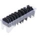 Rectangular Plastic Blade Organizer for 10 Blades Clipper Comb Holder Storage Case Rack 10 Grid Base for Hair Clipper Limit Comb Guide Comb Storage Organizer - Buy Online on GoSupps.com