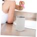 Buy Homsfou Stainless Steel Toothbrush Organizer Cup for Kids - Stylish Bathroom Toothbrush Holder - White 12x8cm - Buy Online on GoSupps.com