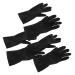 BIUDECO 3 Pairs Barber Gloves Salon Shampoo Man Hair Ponytail Shampoo for Stylist Gloves for Men Mens Guantes Accessory Dye Shampoo Accessories Men Shampoo Tool Belts for Men Muffs Hand