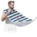 Beard Bib Apron Beard Bib Hair Catcher for Men Shaving and Trimming Non-Stick Waterproof Beard Cape Grooming Cloth Dog Anchor