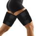 supregear Thigh Wraps Support 2-Pack Non-Slip Compression Thigh Sleeve Hamstring Quad Wrap Adjustable Neoprene Upper Leg Brace Leg Slimmer for Women Men Pulled Groin Muscle Quadriceps Black XL Black X-Large