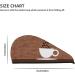 Hair Towel Wrap - Quick Drying Hair Turban with Button | Coffee Cafe Cup Design - Buy Online on GoSupps.com