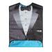 Bibs Adult Funny Suit Adult Bibs for Men Waterproof Bandana Elderly Bibs for Eating - 1 pc