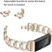Hopply Compatible with Fitbit Charge 3 / Charge 4 Bands for Women Replacement Metal Charge 3 hr Strap Band with Bling Rhinestone Bangle for Fitbit Charge 4 Special Edition (Champagne Gold) - Buy Online on GoSupps.com