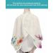 Shop Botanical Flower Barber Cape - Adjustable Hair Cutting Cape for All Ages | Colorful Spring Design | 55x63 Inch Lilac Linen - Buy Online on GoSupps.com